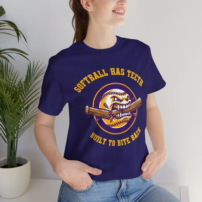 Softball Has Teeth Graphic Tee