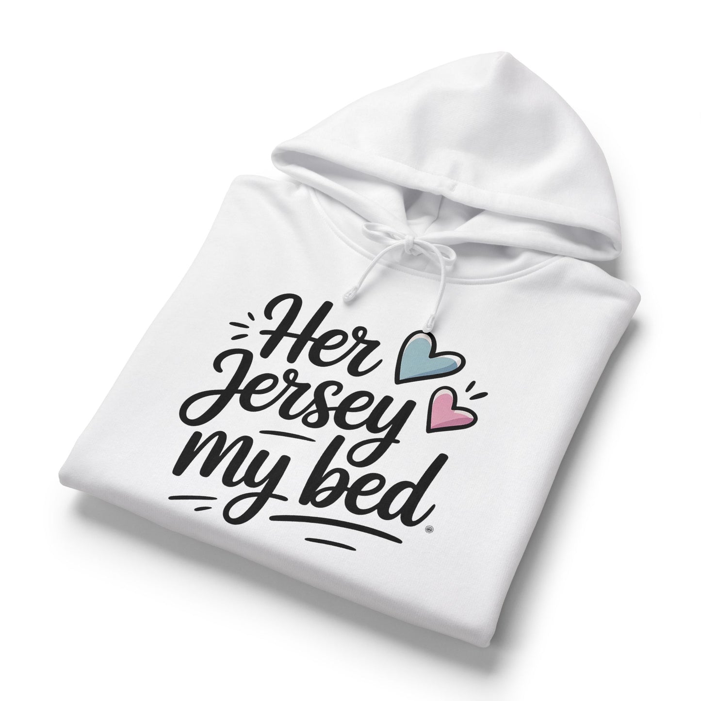 Her Jersey My Bed Mid-Length Hoodie