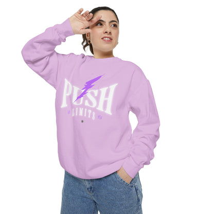 Push Limits Motivational Heavyweight Sweatshirt