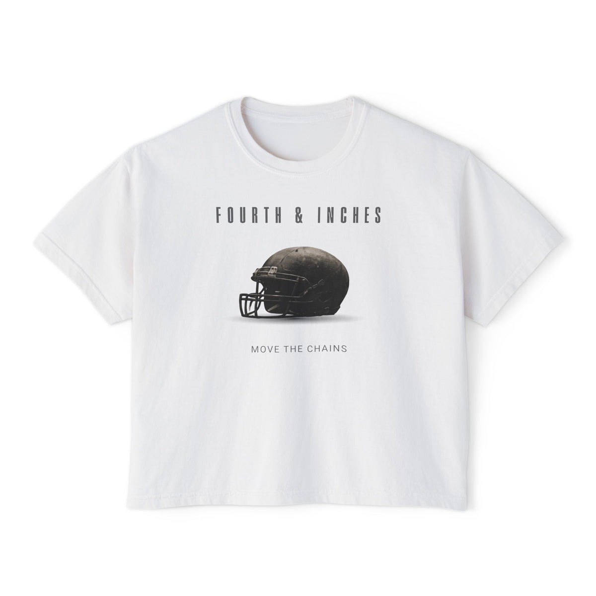Fourth & Inches Football Boxy Tee