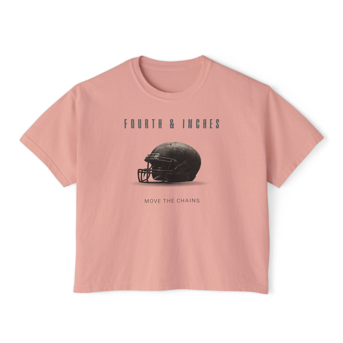 Fourth & Inches Football Boxy Tee