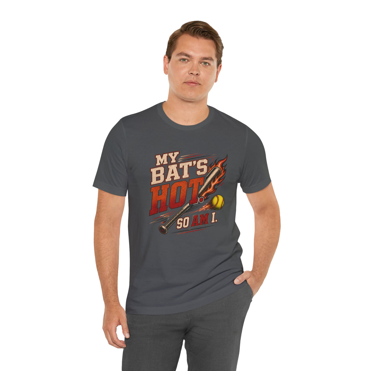 My Bat’s Hot. So Am I. Softball Tee | Athletic Pride Gear |  Unisex T-Shirt