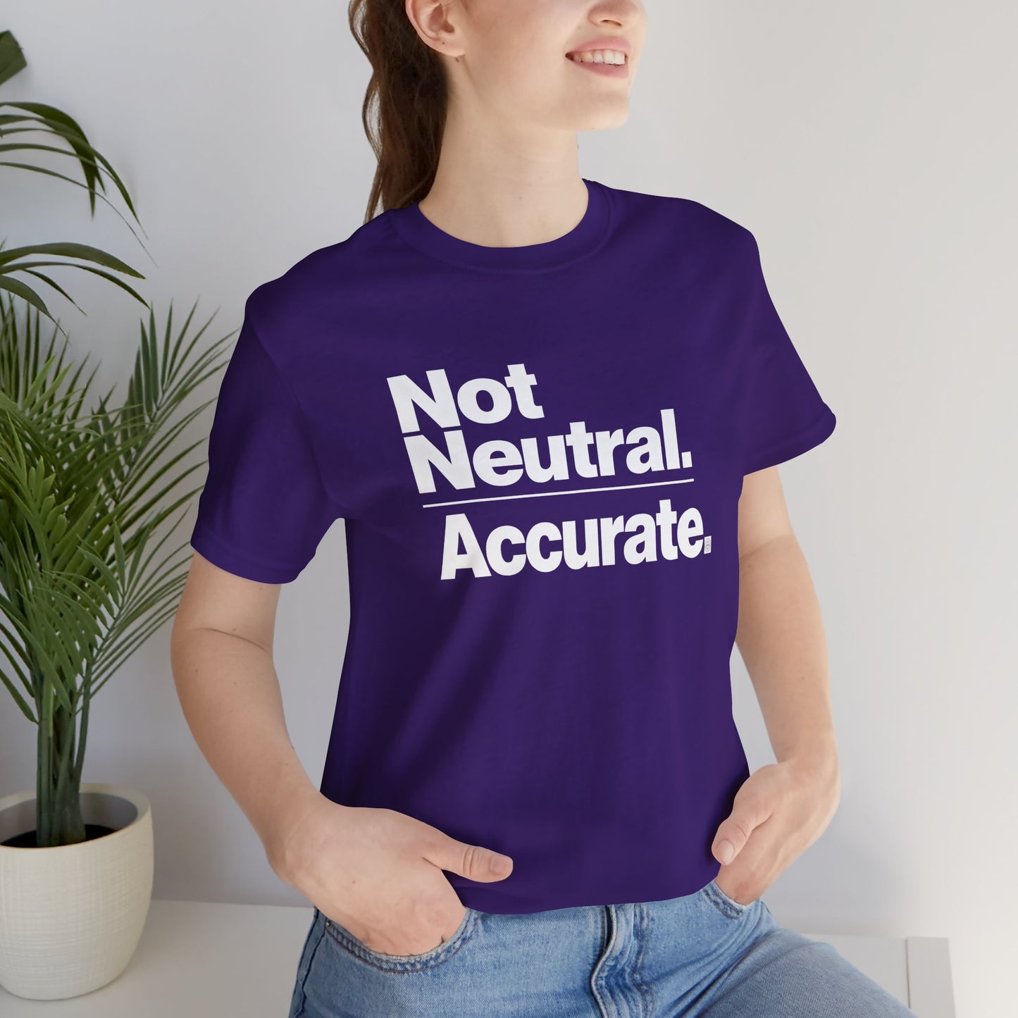 Not Neutral. Accurate. Tee – Coach-Built Mindset Shirt for Athletes