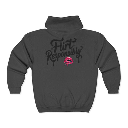 Flirty Responsibly - Flirt Club – Zip Hoodie