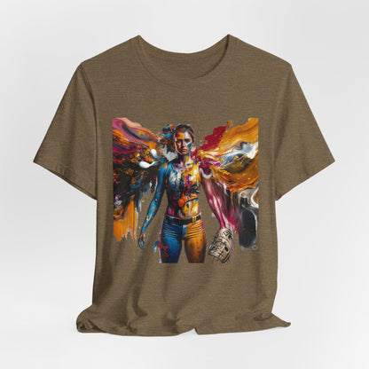 Painted Angel Softball T-Shirt