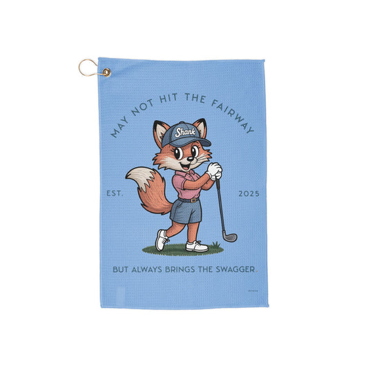 Shank Golf Towel Blue – May Not Hit the Fairway, But Always Brings the Swagger | APG Golf Club