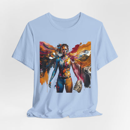 Painted Angel Softball T-Shirt