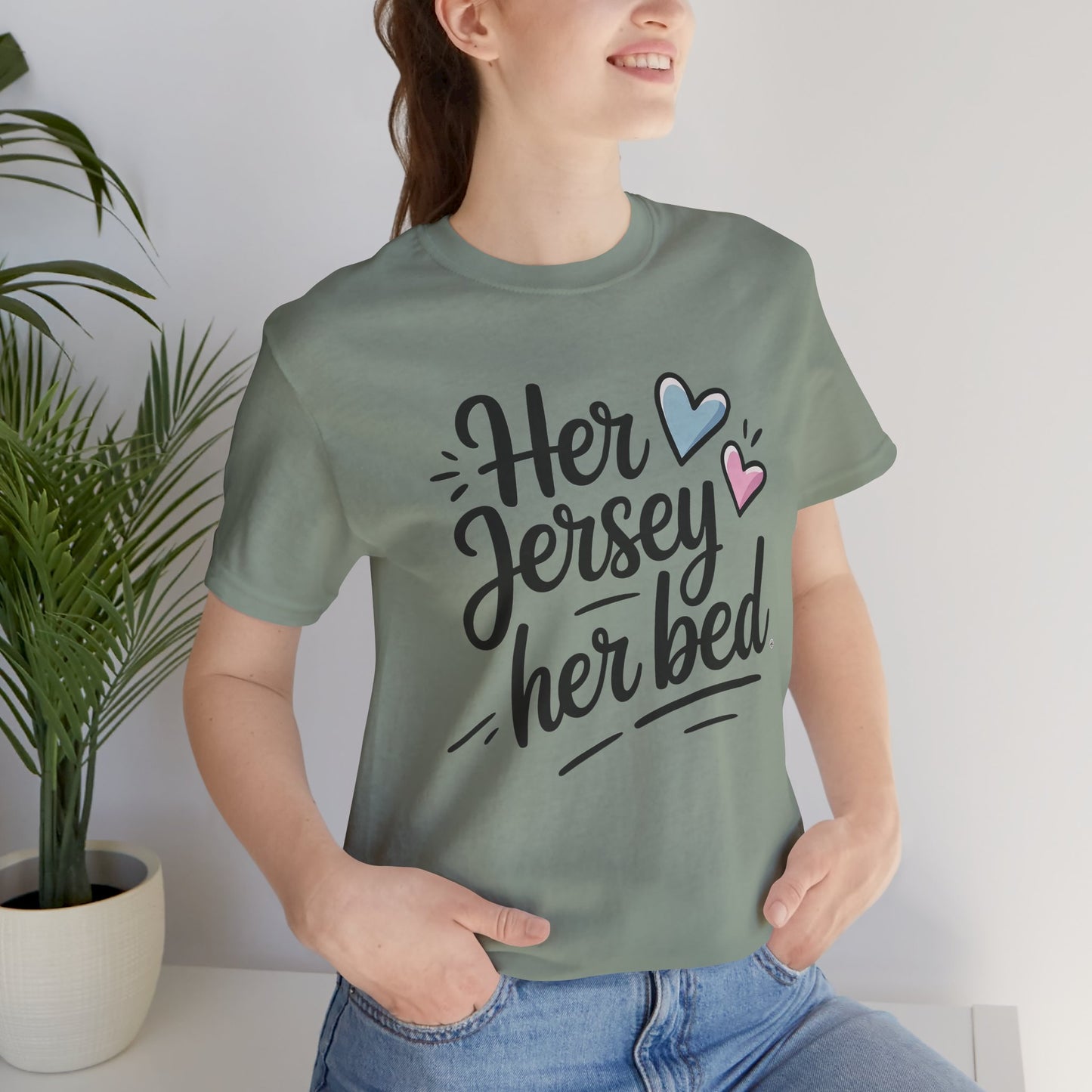 Her Jersey, Her Bed Sapphic Tee