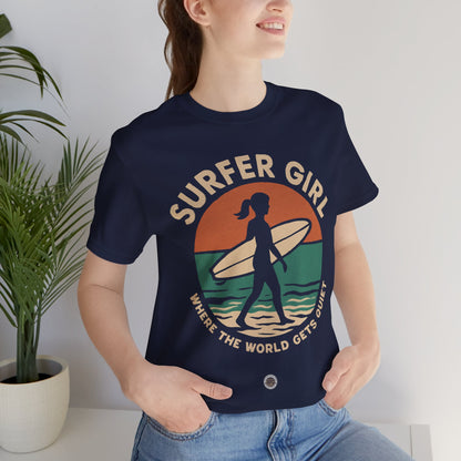 Surfer Girl Tee | Where the World Gets Quiet