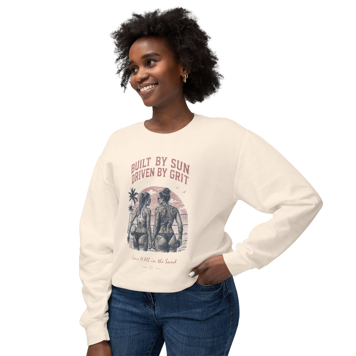 Built by Sun, Driven by Grit — Lightweight Volleyball Crewneck