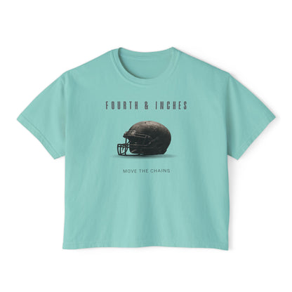 Fourth & Inches Football Boxy Tee