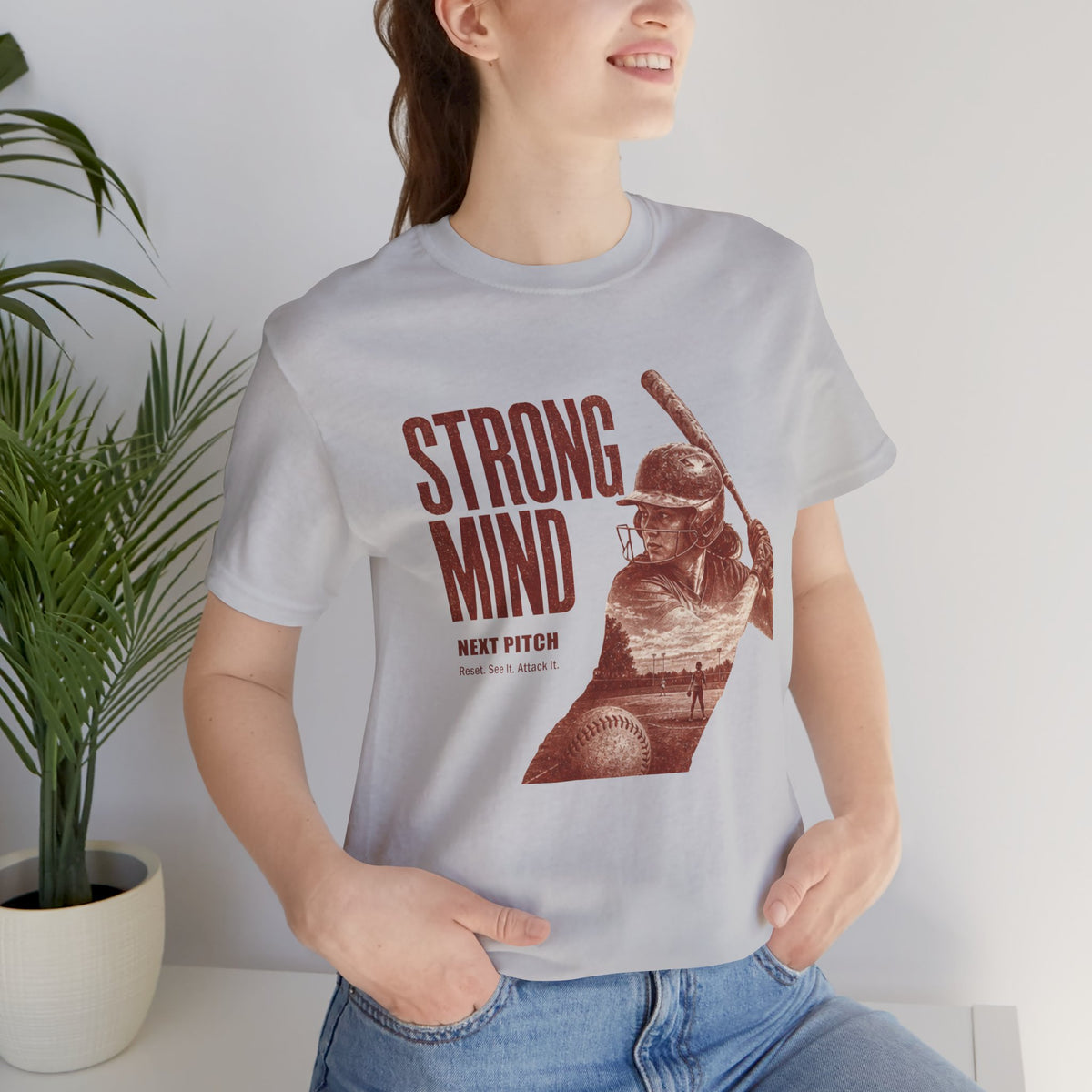 STRONG MIND Softball Tee – Next Pitch | Unisex Shirt