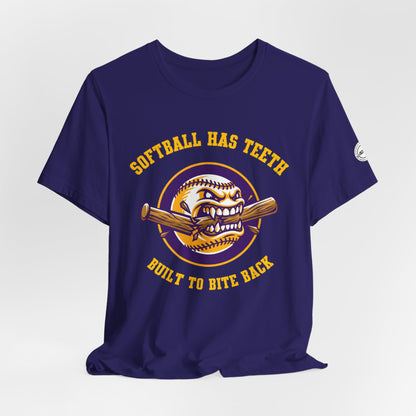 Softball Has Teeth Graphic Tee