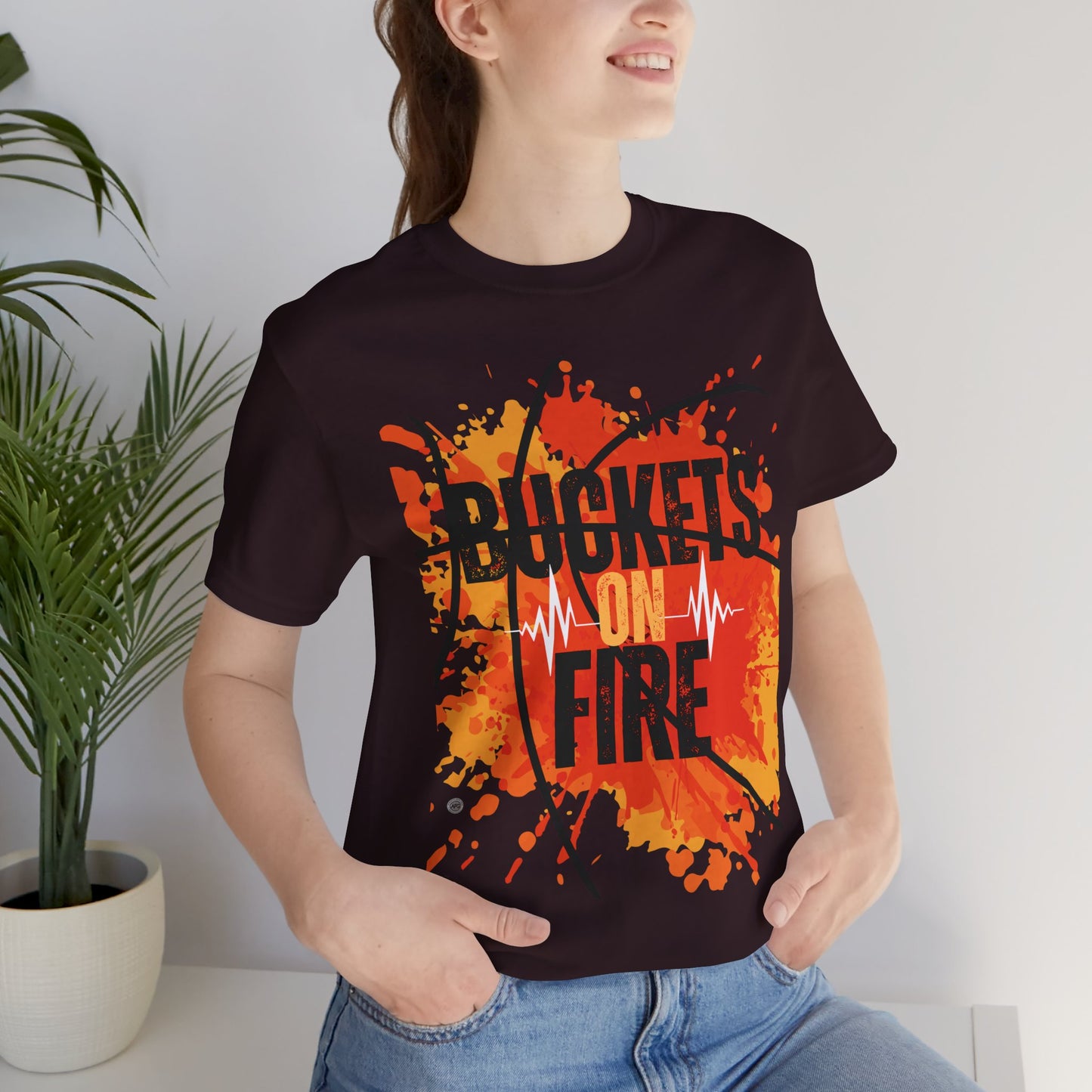 Buckets on Fire Graphic T-Shirt