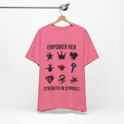 Empower her symbols tee