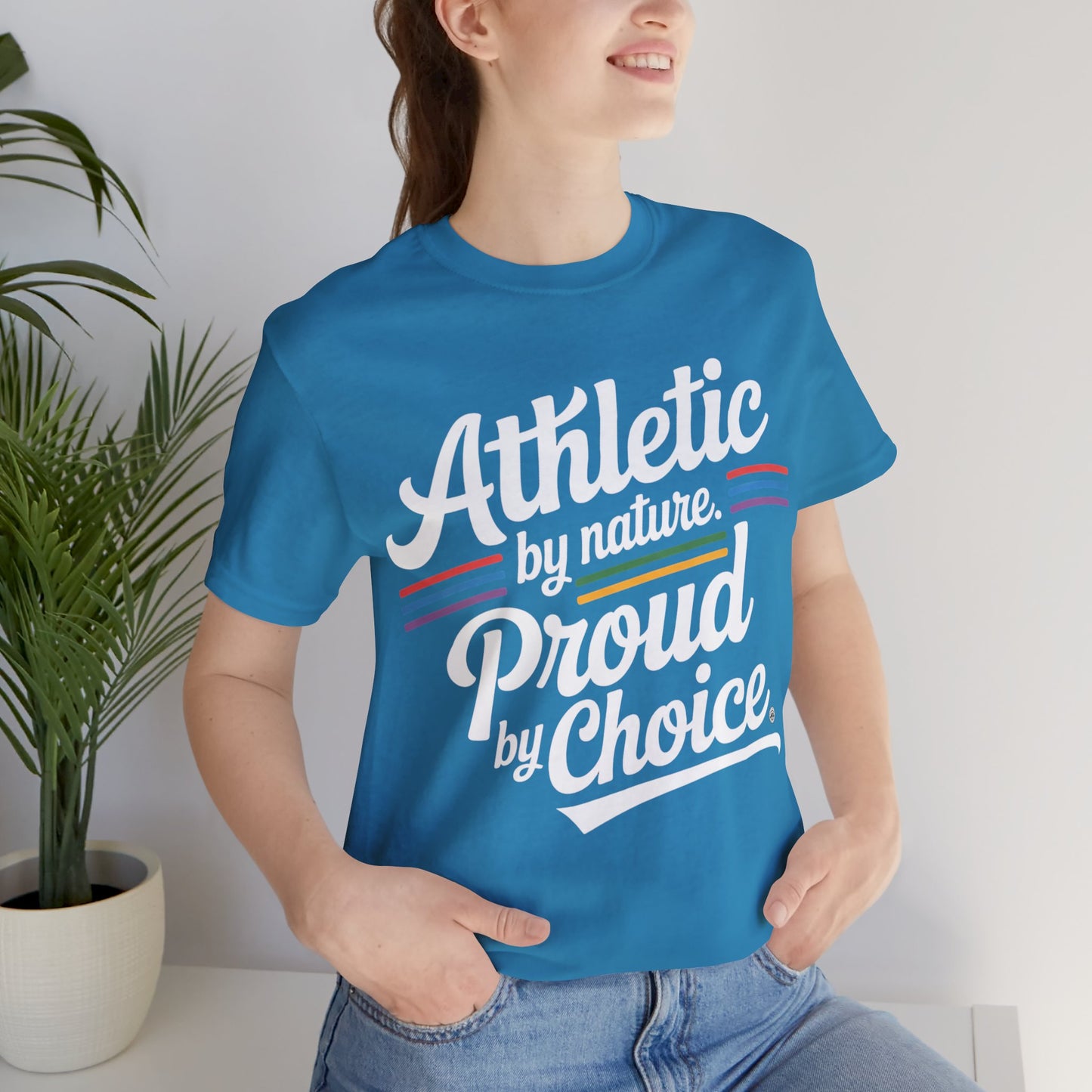 Athletic Unisex Tee - Proud by Choice Sports Shirt