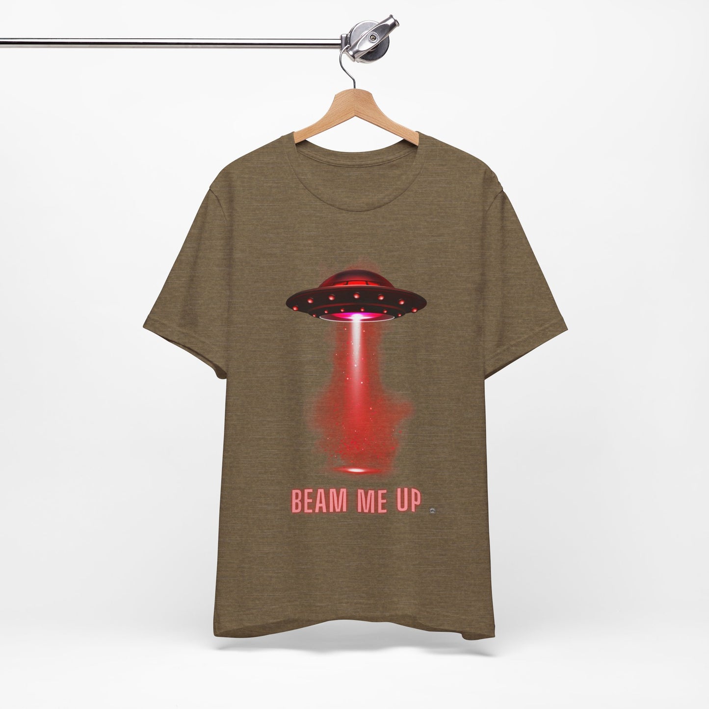 Beam Me UP Spaceship Tee - Unisex Jersey Short Sleeve