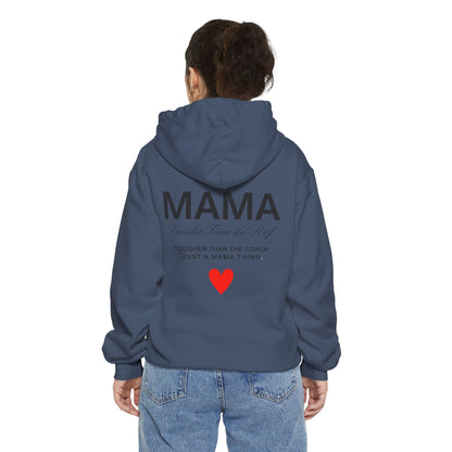 MAMA Hoodie – Louder Than the Ref, Tougher Than the Coach | Heart Front, Hoodie