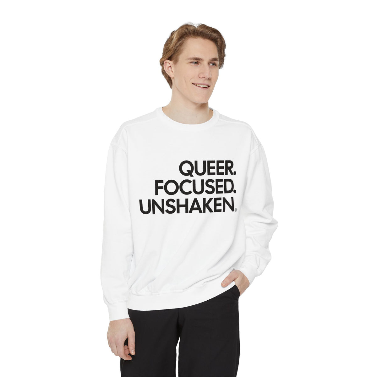 Queer Focused Unshaken - Unisex Heavyweight Sweatshirt