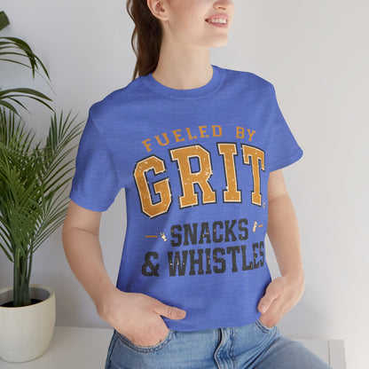 Fueled by Grit Snacks & Whistles Tee