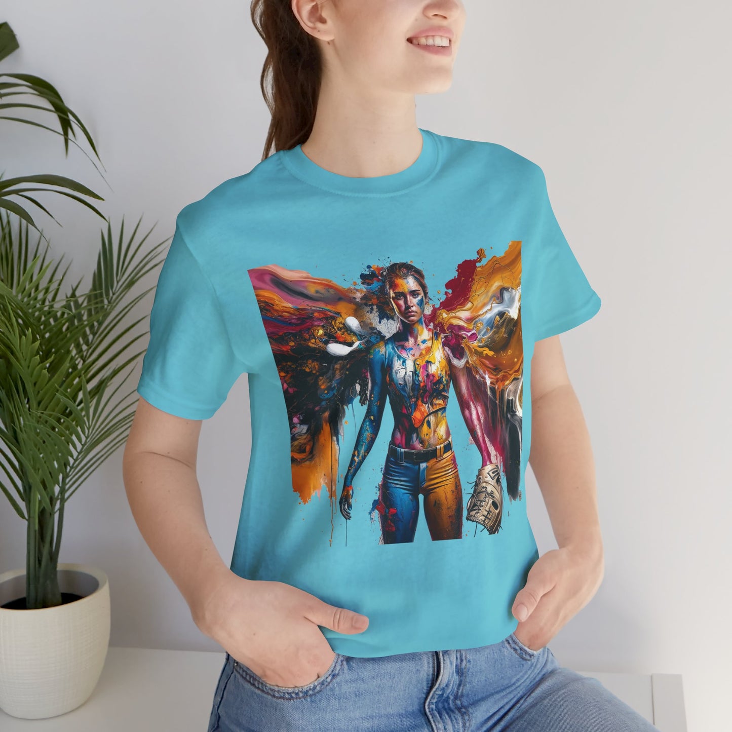 Painted Angel Softball T-Shirt