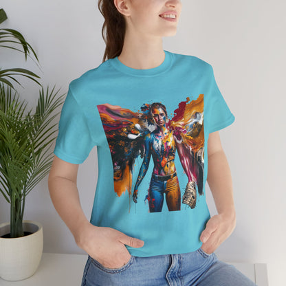 Painted Angel Softball T-Shirt