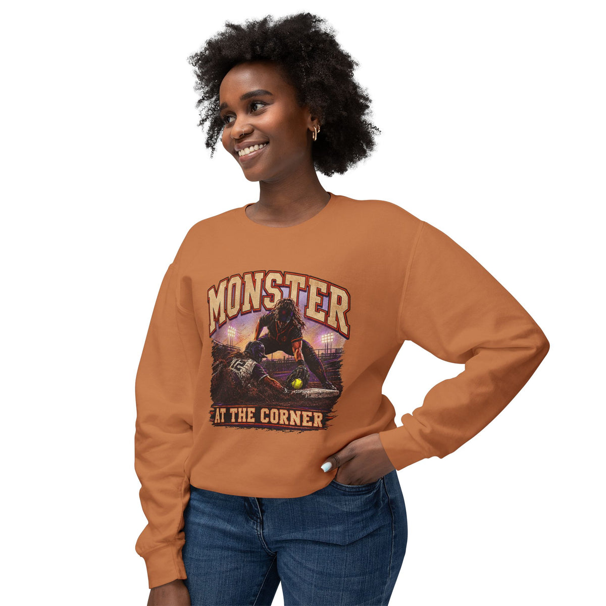 Monster at the Corner Lightweight Crewneck