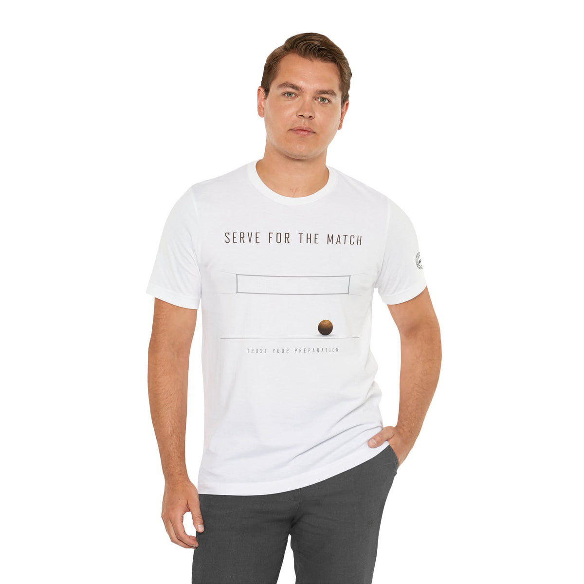 Serve for the Match | Trust Your Preparation Volleyball Tee