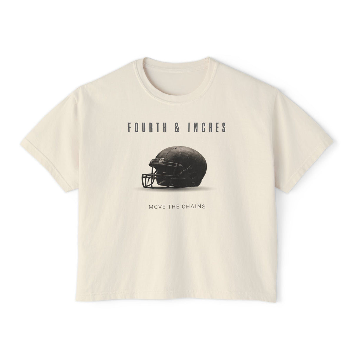 Fourth & Inches Football Boxy Tee