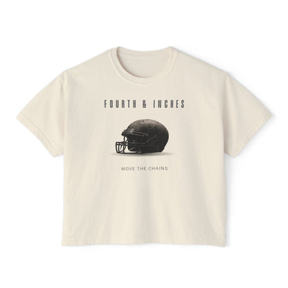 Fourth & Inches Football Boxy Tee