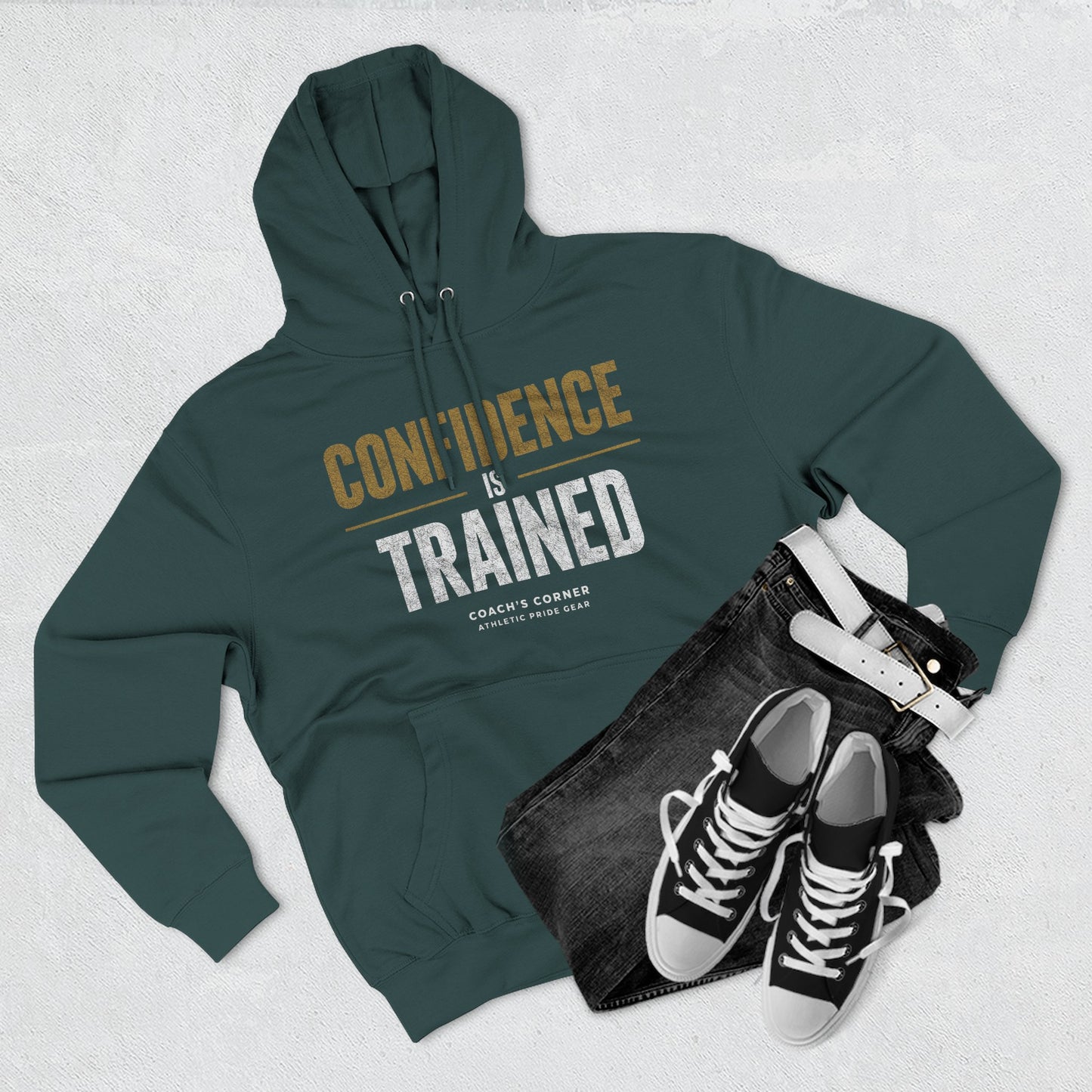 Confidence Trained — Motivational APG Hoodie