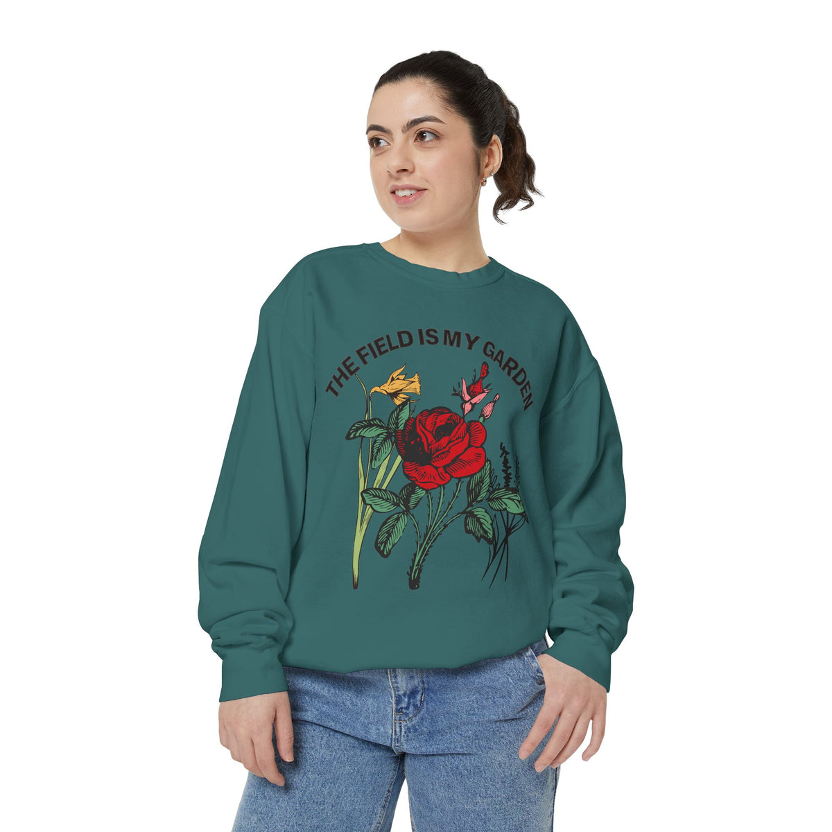 The Field Is My Garden Crewneck Sweatshirt