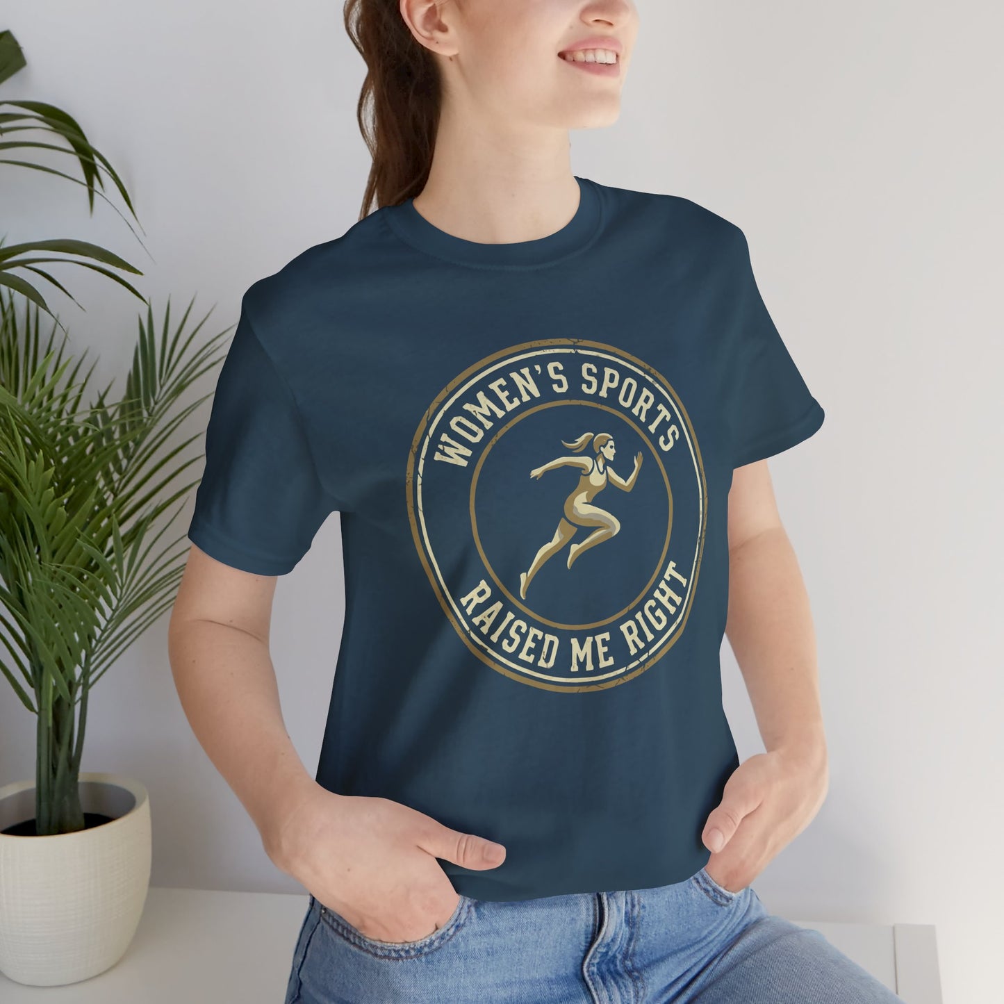 Women’s Sports Raised Me Right Tee