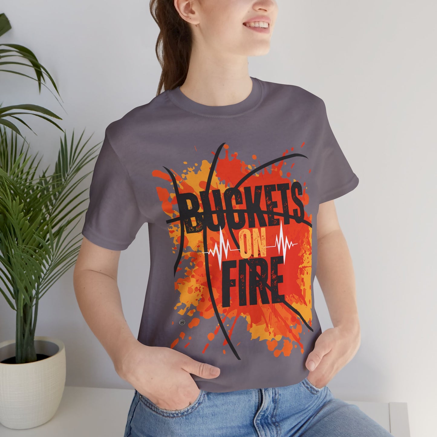 Buckets on Fire Graphic T-Shirt
