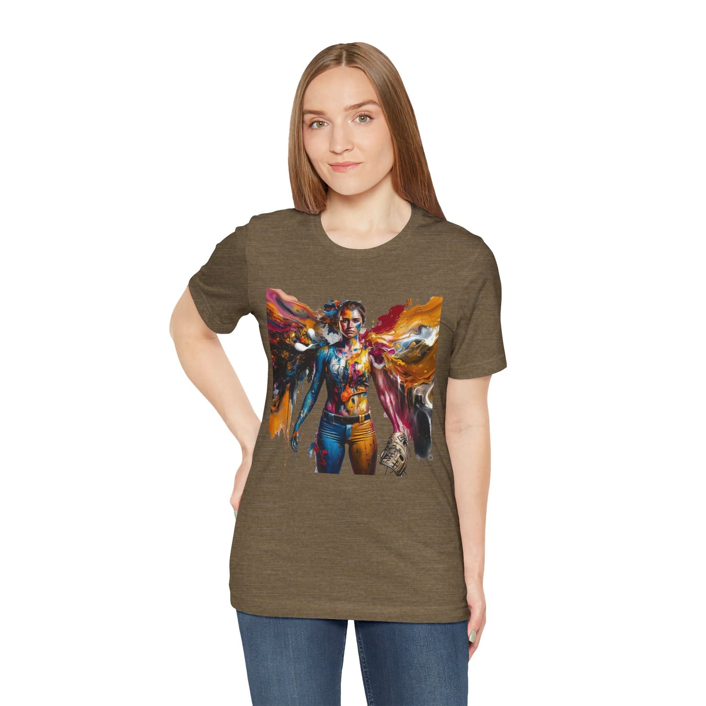 Painted Angel Softball T-Shirt