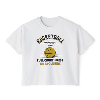Full Court Press Basketball Boxy Tee