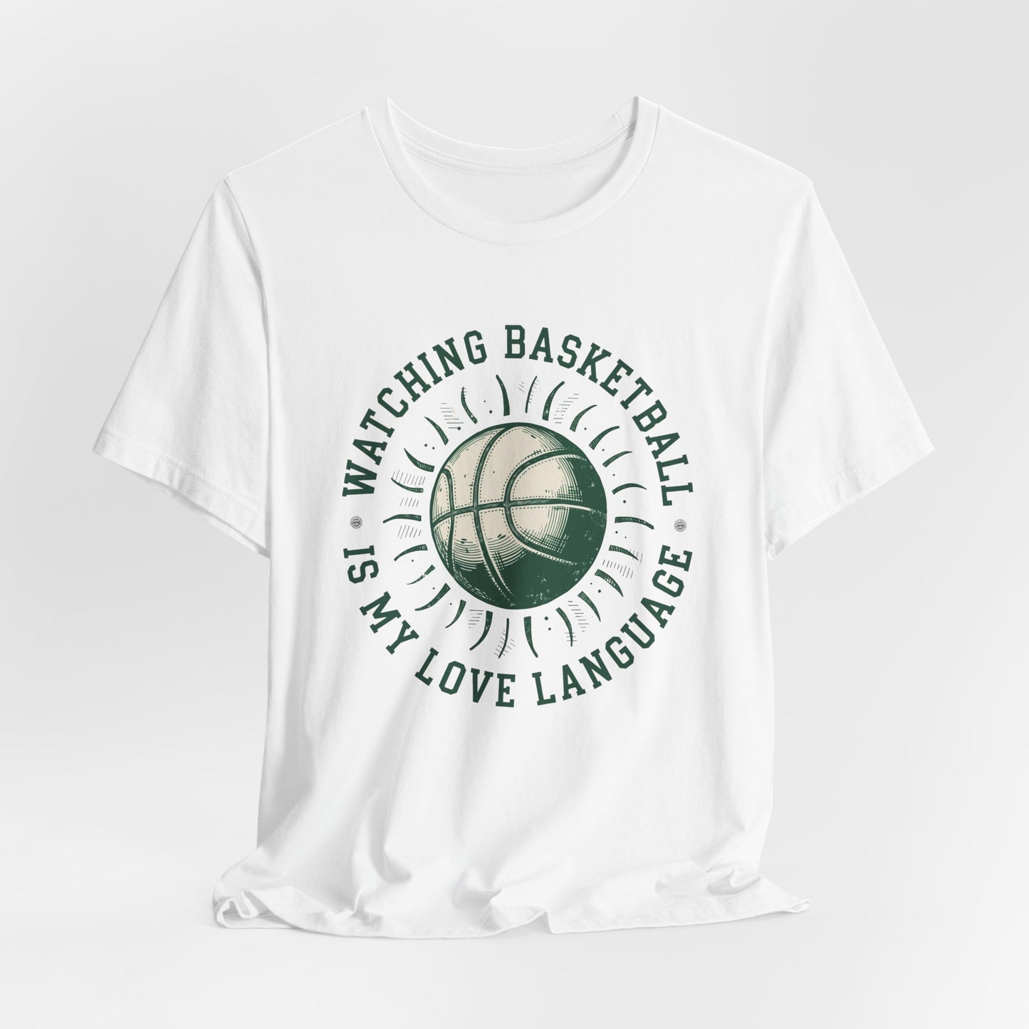 Watching Basketball Is My Love Language Shirt | Vintage Basketball Tee