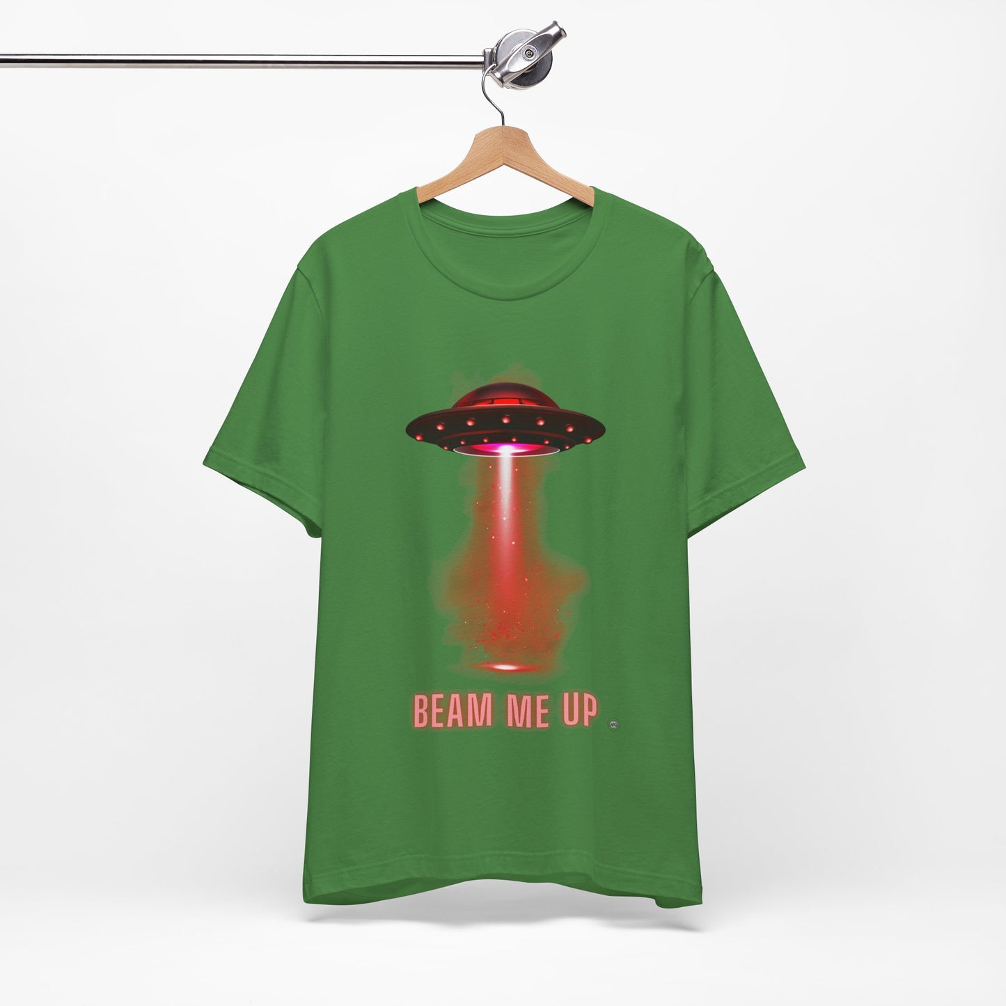 Beam Me UP Spaceship Tee - Unisex Jersey Short Sleeve