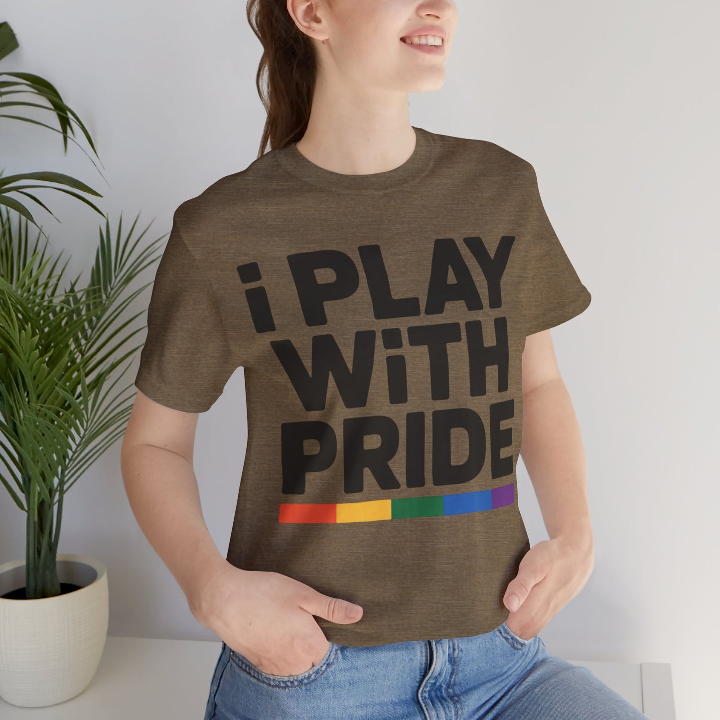 Pride Tee Shirt - "i play with pride"
