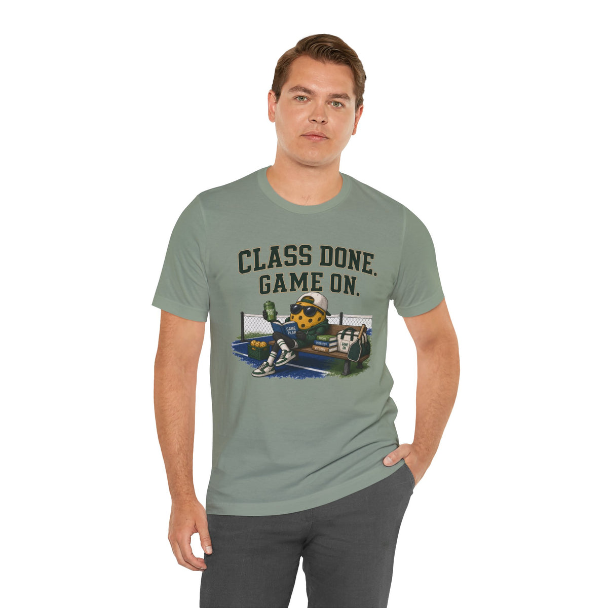 Class Done. Game On. Pickleball Tee