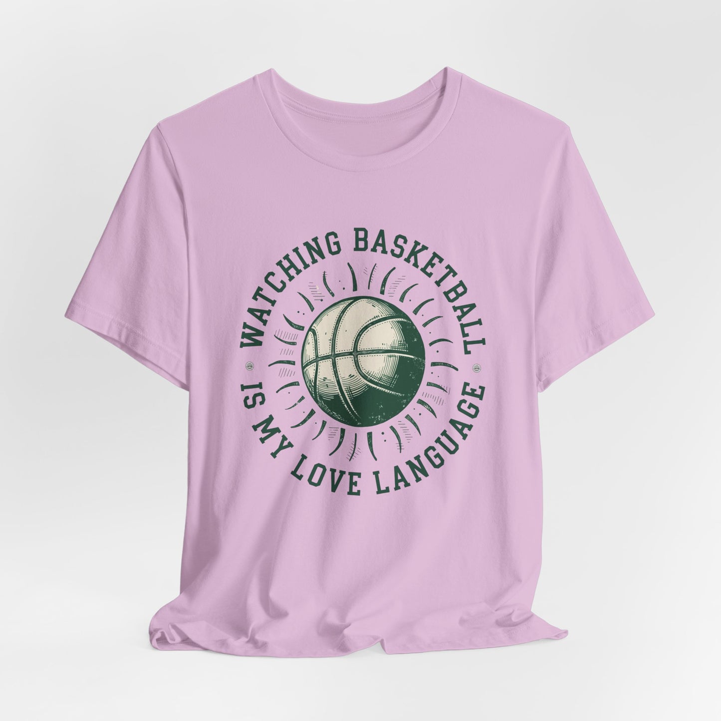 Watching Basketball Is My Love Language Shirt | Vintage Basketball Tee