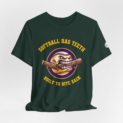 Softball Has Teeth Graphic Tee