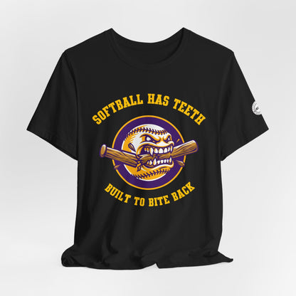Softball Has Teeth Graphic Tee