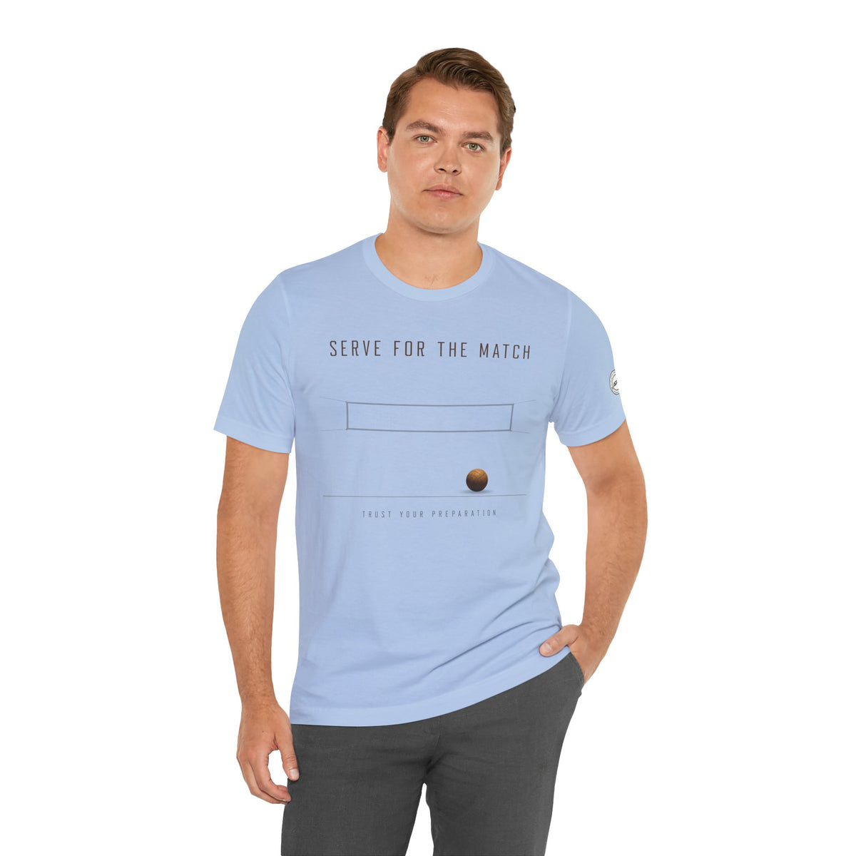 Serve for the Match | Trust Your Preparation Volleyball Tee