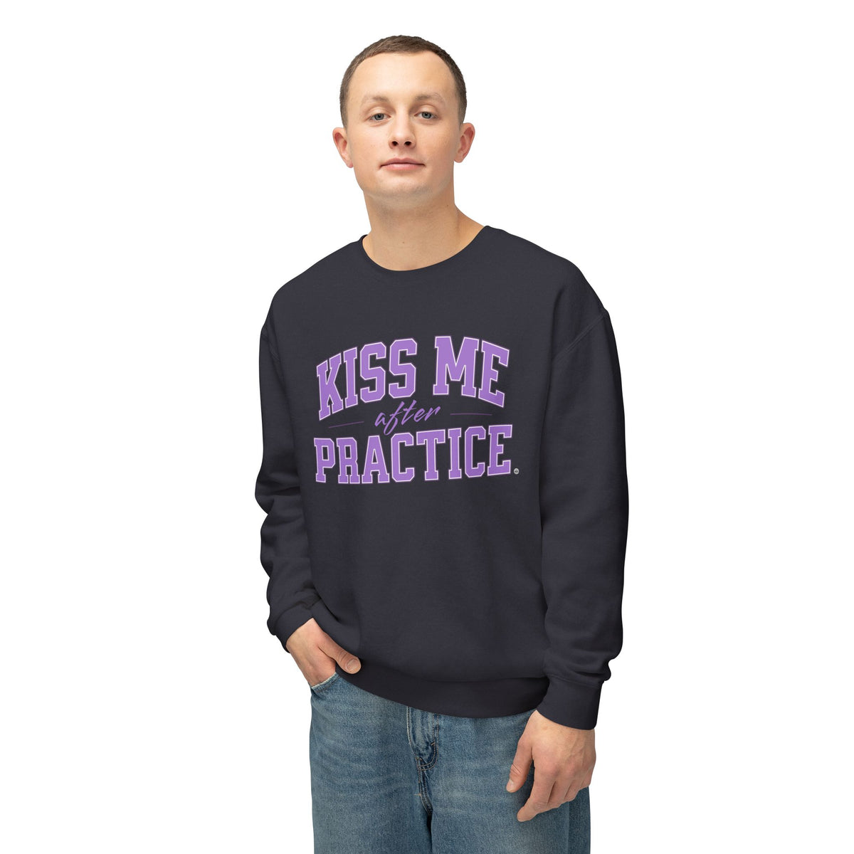 Kiss Me After Practice | Flirty Lightweight Crewneck