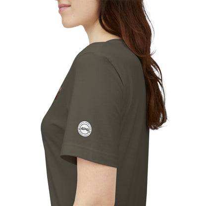 Block Line Society Roller Derby League Tee | Left Chest Crest Shirt