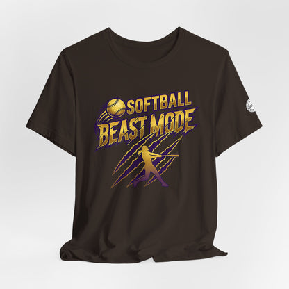 Softball Beast Mode Graphic Tee