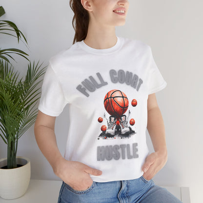 Basketball Tee - Full Court Hustle Design