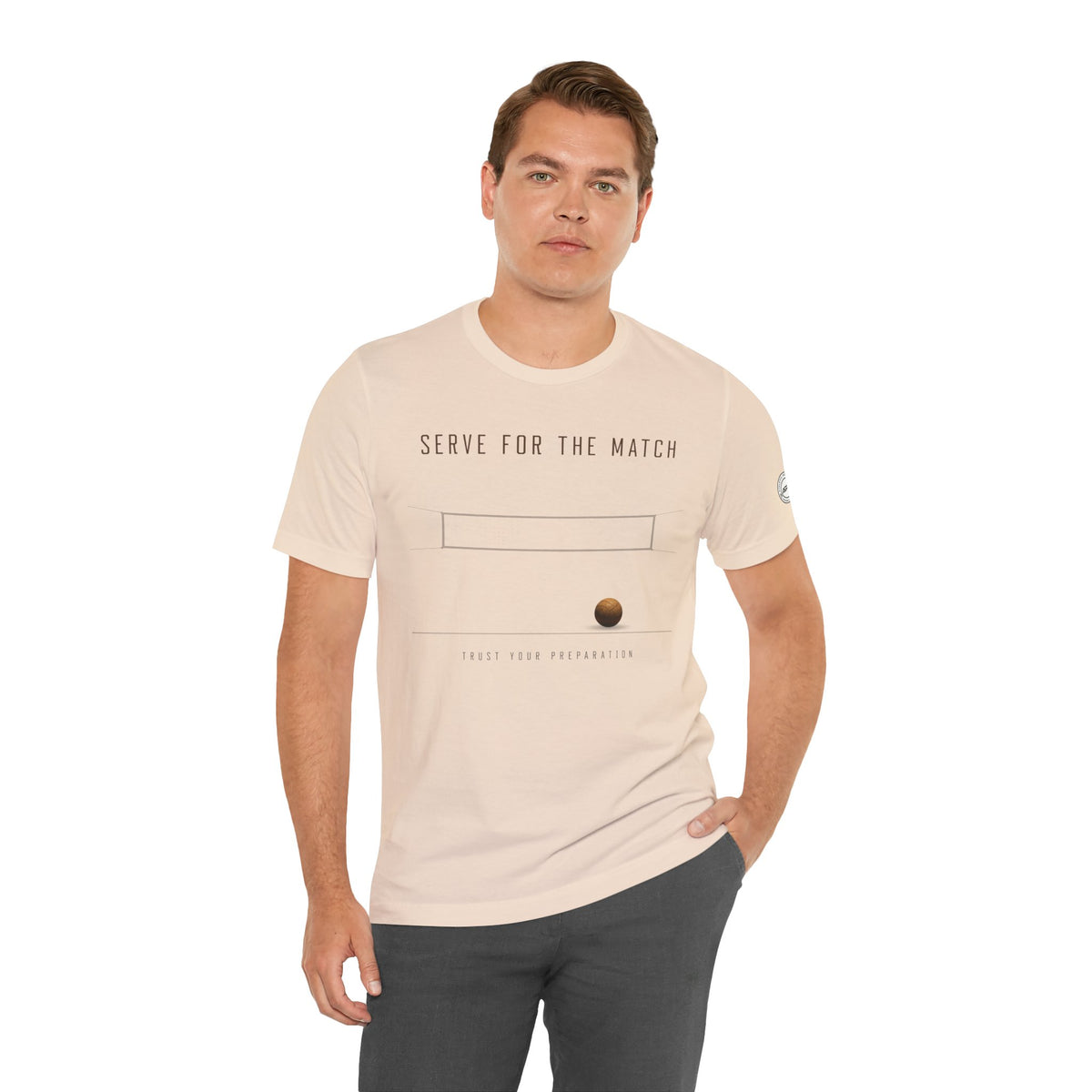 Serve for the Match | Trust Your Preparation Volleyball Tee