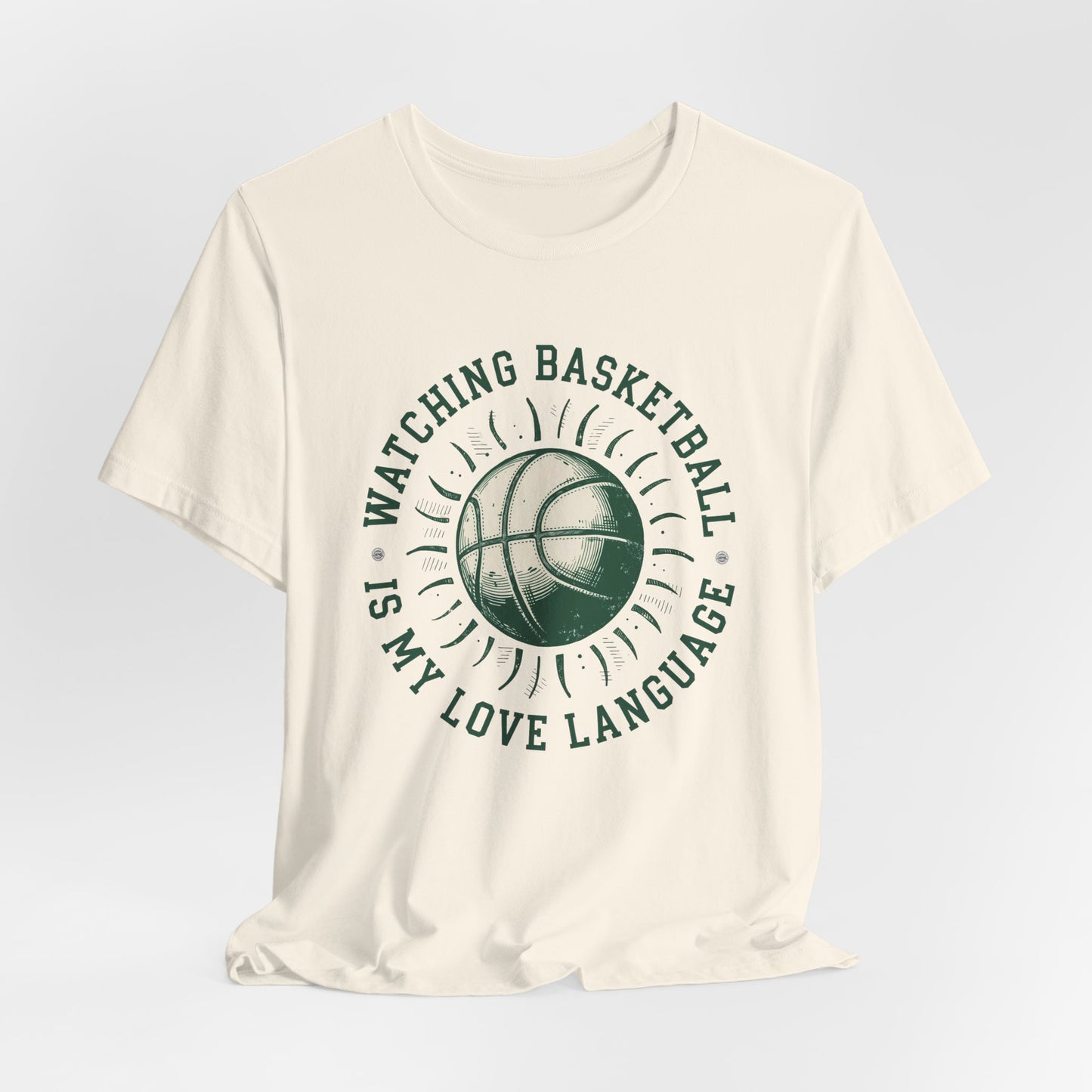 Watching Basketball Is My Love Language Shirt | Vintage Basketball Tee